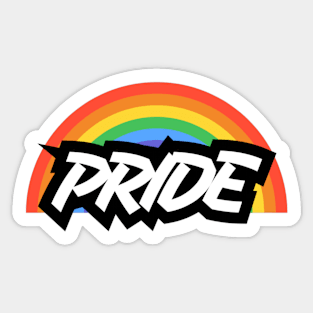 PRIDE (rainbow style) Sticker